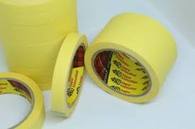 Băng keo giấy 4AU che sơn ô tô, chịu nhiệt, hóa chất