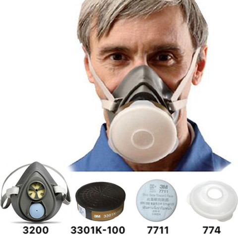 Mặt nạ phòng độc 3M loại đơn 3200