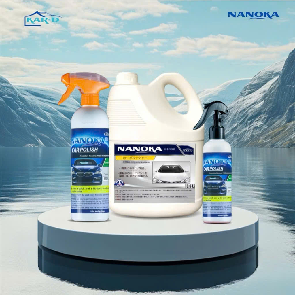 Dung dịch làm bóng sơn nhanh Nanoka 