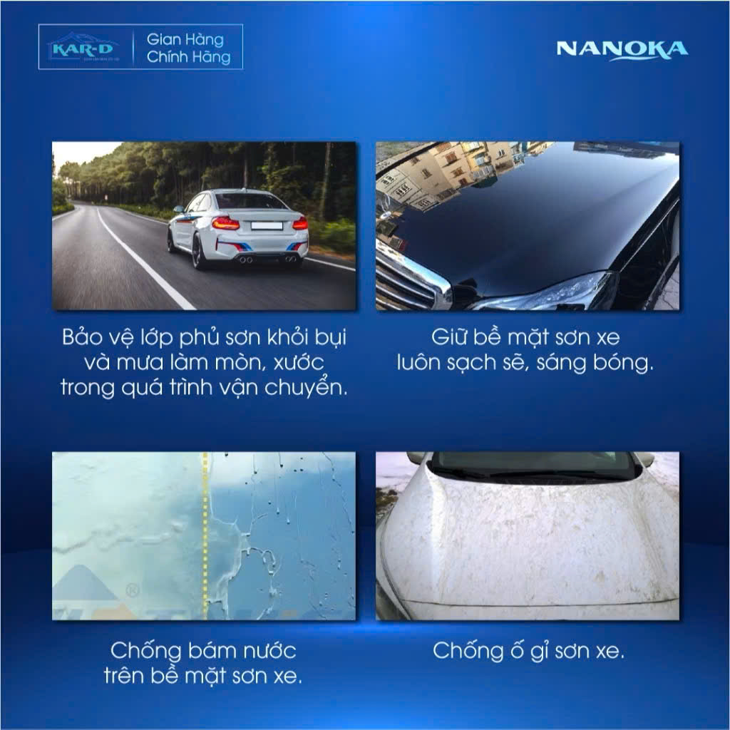 Dung dịch làm bóng sơn nhanh Nanoka 