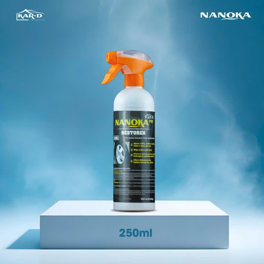 Dưỡng đen bóng lốp Nanoka