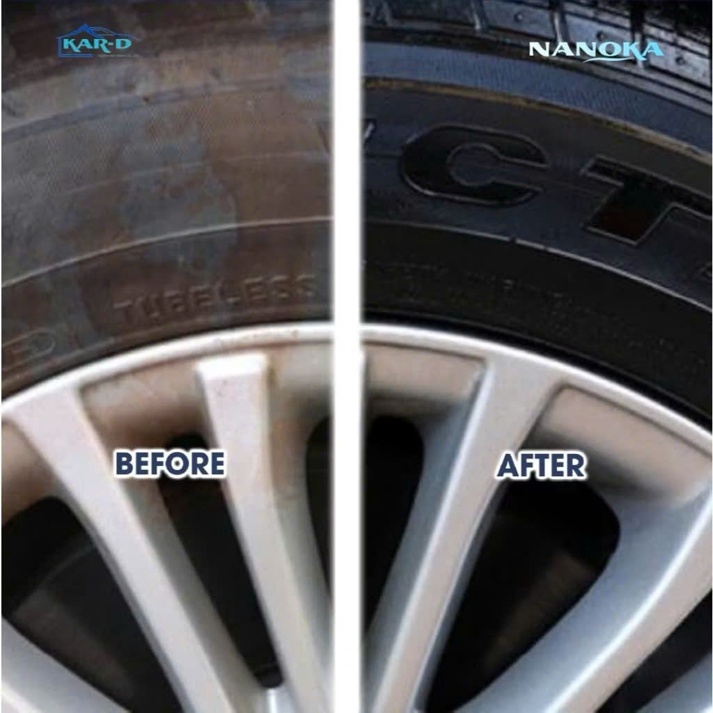 Dưỡng đen bóng lốp Nanoka