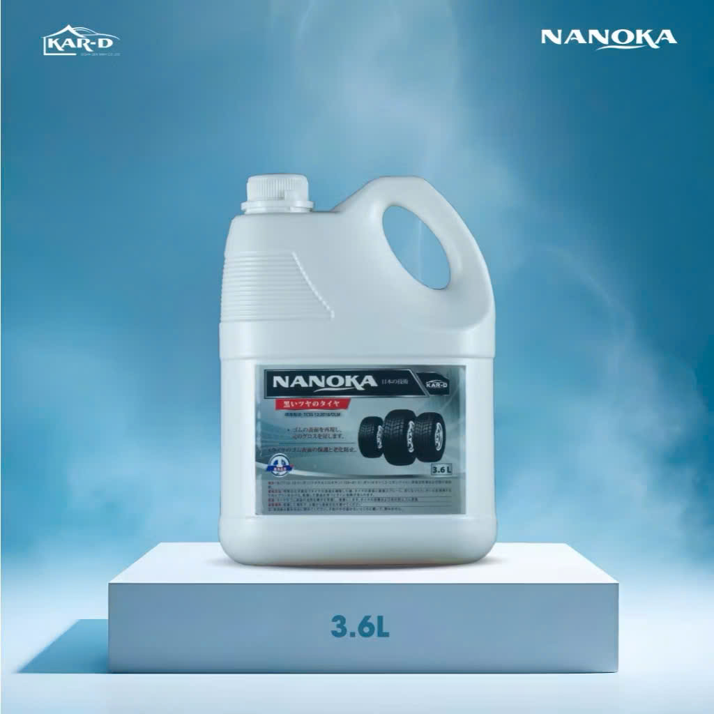 Dưỡng đen bóng lốp Nanoka