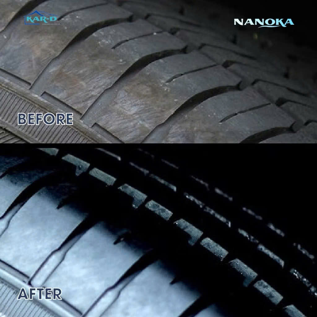 Dưỡng đen bóng lốp Nanoka